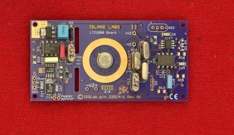 LTZ1000 Board with Sealed Resistors
